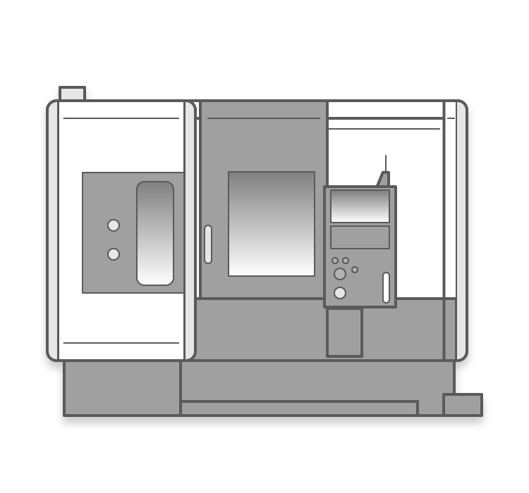 5軸複合加工機